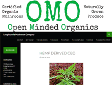 Tablet Screenshot of openmindedorganics.com